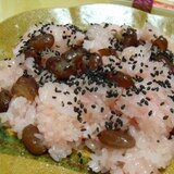 甘いお赤飯